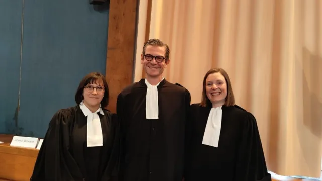 Prestation de serment des nouveaux arrivants au Barreau